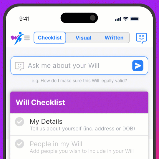 My Will Checklist