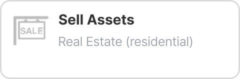 Instructions to Sell Assets